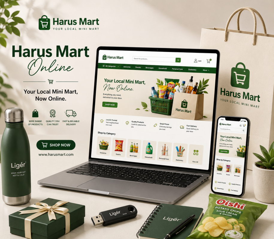 Your Local Mini Mart, Now Online hero visual