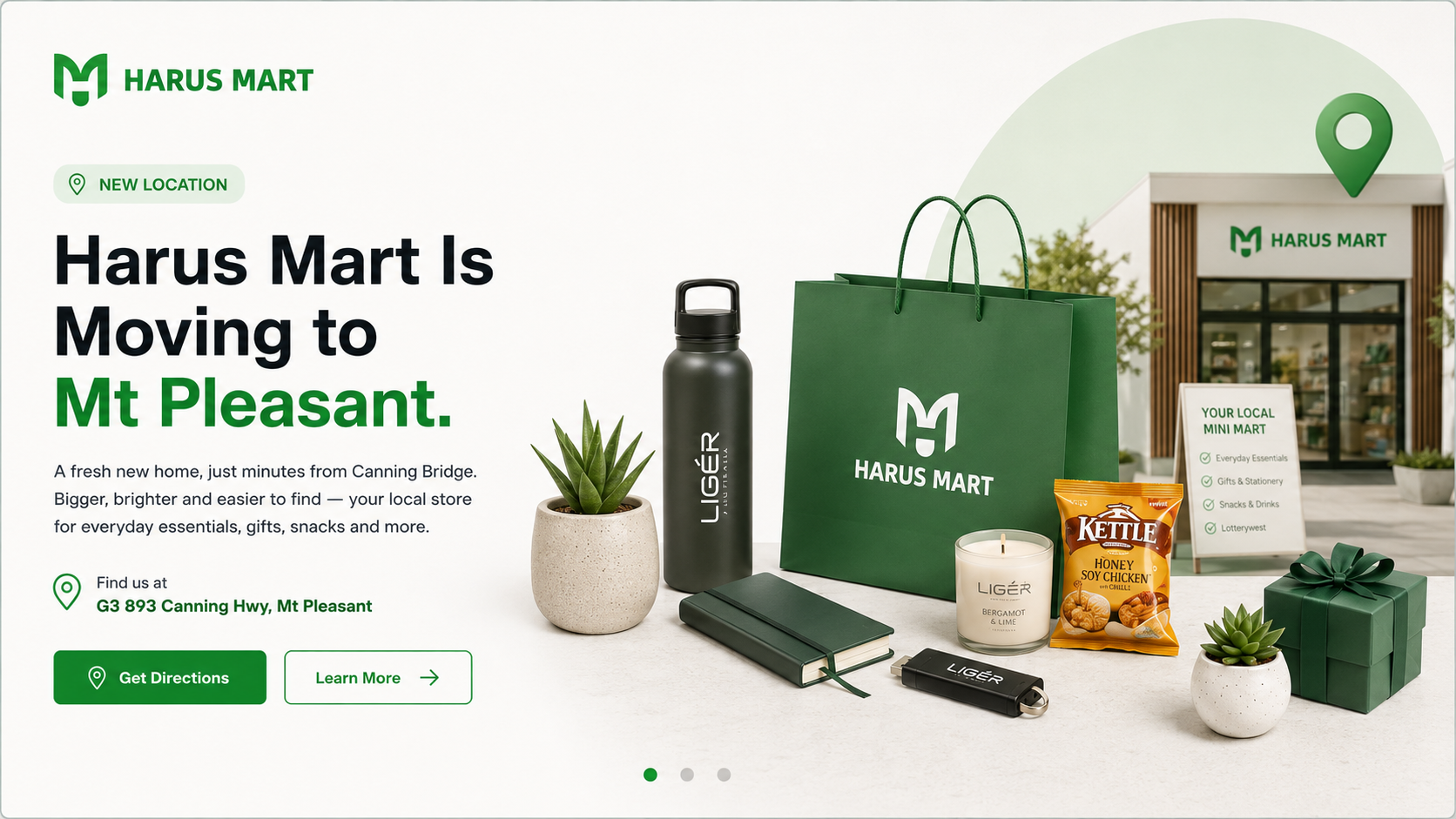 Harus Mart store and everyday products visual